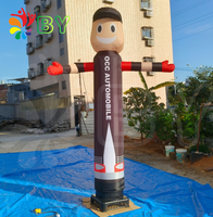 BOYAN Usine Personnalisée 10ft 20ft Gonflable Tube Homme Géant Agitant Bras Fly Guy Ondulé Marionnette Air Danseur