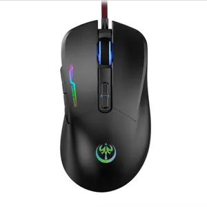 g90 Promotional Price glowing wired mechanical Sport gaming mouse Flexible price office wired usb mouse for computer game