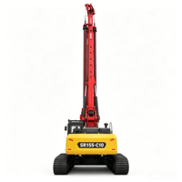 Système intelligent d'économie d'énergie, diamètre de forage de 1500 mm, machine de forage rotative Sany Sr155-C10, machine à pieux en béton
