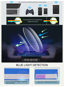 Lunettes de soleil tendance 2022 avec logo personnalisé, monture large, effet œil de chat, myopie, anti-lumière bleue, UV400 - Product Image 4