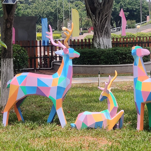 Điêu Khắc Thỏ Ngoài Trời Thiết Kế Nhà Máy Điêu Khắc Động Vật Nghệ Thuật Để Trang Trí Vườn Thú - Product Image 4