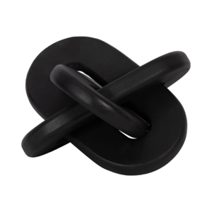 Scultura Decorativa per la Casa, Arte Astratta Nera a Nodo per Soggiorno, Ufficio, Esposizione su Libreria - Product Image 2
