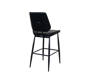 <span class=keywords><strong>Tabouret</strong></span> <span class=keywords><strong>de</strong></span> bar en cuir très demandé avec dossier incurvé évidé et pieds en métal pour îlot <span class=keywords><strong>de</strong></span> cuisine, maison et restaurant-café (vente en gros) - Product Image 3