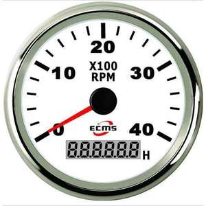 Tachymètre analogique 4000 tr/min 85 mm Nouvel affichage LED Modification de bateau de yacht de voiture Fabrication pour tension 12V - Product Image 2