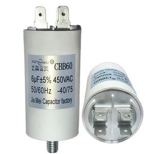 <span class=keywords><strong>CBB60</strong></span> AC <span class=keywords><strong>Condensateur</strong></span> 450V 8UF Moteur <span class=keywords><strong>Compresseur</strong></span> D'air Machine À Laver Condensateurs de fonctionnement universels - Product Image 2