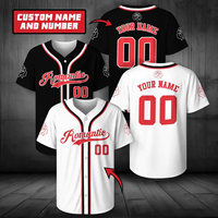 Maßgeschneidertes Baseball-Trikot Personalisierter Teamname und -nummer mit Stickerei und 3D-Druckoptionen für Herren-Profi-Sportuniform