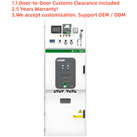 Tableau de commutation MV&HV intérieur 11kV 630A avec disjoncteur à armoire métallique, relais de protection, barres omnibus en cuivre, IP40, 50/60Hz