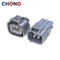CHONO Nouveau Design Femelle 6 Voies Phare Lampe Câblage Câble Connecteur 7283-7064-40