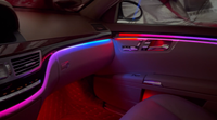 ICarsin pour Mercedes Benz Classe S S-class 2005-2013 W221, éclairage ambiant dynamique, bande lumineuse LED colorée, kit d'éclairage intérieur de voiture