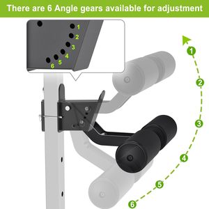 Personalización al por mayor de accesorio de rizo nórdico de alta calidad para Power Racks-Soporte de pierna ajustable con almohadilla de cuero - Product Image 2