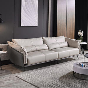 Commercio all'ingrosso della fabbrica a buon mercato in pelle piccolo divano set di alta qualità della regina anne divano set for living room - Product Image 4