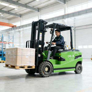 Chariot élévateur électrique mini tout-terrain 3,5 tonnes à batterie lithium-ion, idéal pour le transbordement – Meilleures ventes - Product Image 1