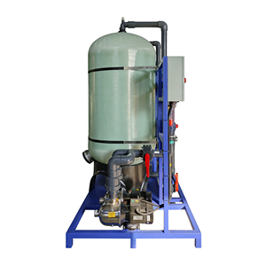 Système de filtration à deux étages 10 TPH avec média de <span class=keywords><strong>sable</strong></span> de manganèse et média de charbon actif pour l'élimination du fer, des sédiments et du chlore - Product Image 3