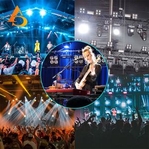 Projecteur de scène à LED COB 400W à quatre yeux pour public, effet stroboscopique - Product Image 6