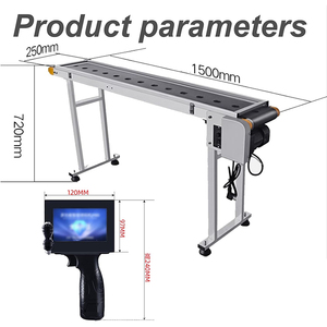 WISEPRINT二维码自动售货商用热喷墨打印机自动打码机鸡蛋日期打印机传送带 - Product Image 3