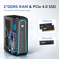 Mini PC con Refrigeración Líquida Intel I5-14400F I7-14700KF I9-14900KF RTX 40/50 Graphics RTX Mini PC Ddr5 64GB con PCIe 4.0 4TB 5600 SSD