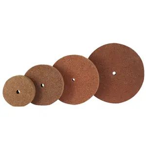 India Hot Sell Maroon Non Woven Nylon Polishing Abrasive Wheel For Stainless Steel And Aluminium