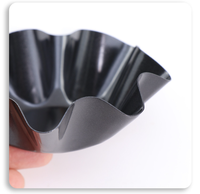 Verdikte Koolstofstaal Bloemblaadje Taartvorm Cakevorm Fruit Taart Pan Non-stick Bakplaat Tortilla Bakkom 4 inch