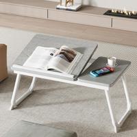 Plateau de lit réglable, durable et portable, table pour ordinateur portable avec fonction pliable, avec fonction d'inclinaison