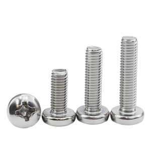 M2 M3 M4 M5 M6 M8 M10 RVS Kruisverzonken Pan Button Head Phillips Schroeven Metrisch A2-70 - Product Image 1