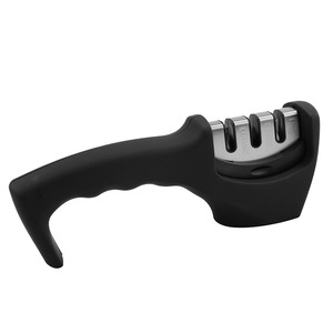 เครื่องลับมีดแบบมือถือ สแตนเลสสตีล หลายระดับความละเอียด เครื่องมือลับคมแบบแมนนวลสำหรับใช้ในครัว - Product Image 5