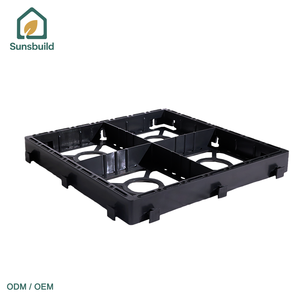 Solution de renforcement du sol en grille de pavage HDPE Sunsbuild prête à être expédiée pour les allées, les jardins, les patios et les zones de stationnement - Product Image 1