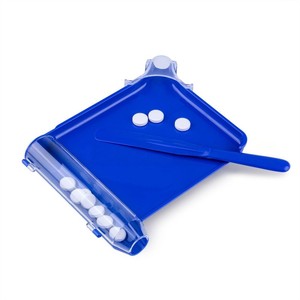 Grand plateau <span class=keywords><strong>de</strong></span> distribution <span class=keywords><strong>de</strong></span> pilules en plastique avec bec verseur - Couleur et logo personnalisables Outil <span class=keywords><strong>de</strong></span> comptage <span class=keywords><strong>de</strong></span> médicaments pour les pharmacies - Product Image 5