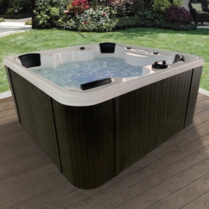 Vendita calda Freestanding moderno Hotel Spa vasca da bagno con idromassaggio per massaggio scolapiatti uso interno/esterno <span class=keywords><strong>Yacuzzi</strong></span> - Product Image 6
