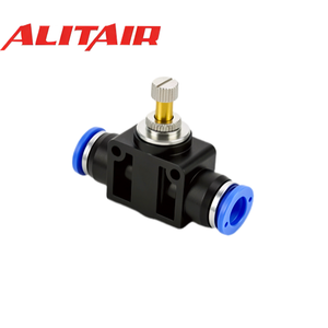 Vanne de régulation de vitesse pneumatique ALITAIR APA AHVFF en plastique, raccords de vanne manuelle - Product Image 1