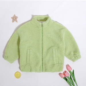 Prix bas quantité minimale de commande pas cher vêtements pour enfants chaud épais décontracté hauts avec fermeture éclair printemps manches longues vestes pour enfants - Product Image 2
