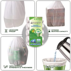ถุงขยะขนาดเล็ก 4 แกลลอน ย่อยสลายได้ สำหรับใช้ในบ้านและห้องน้ำ - Product Image 2