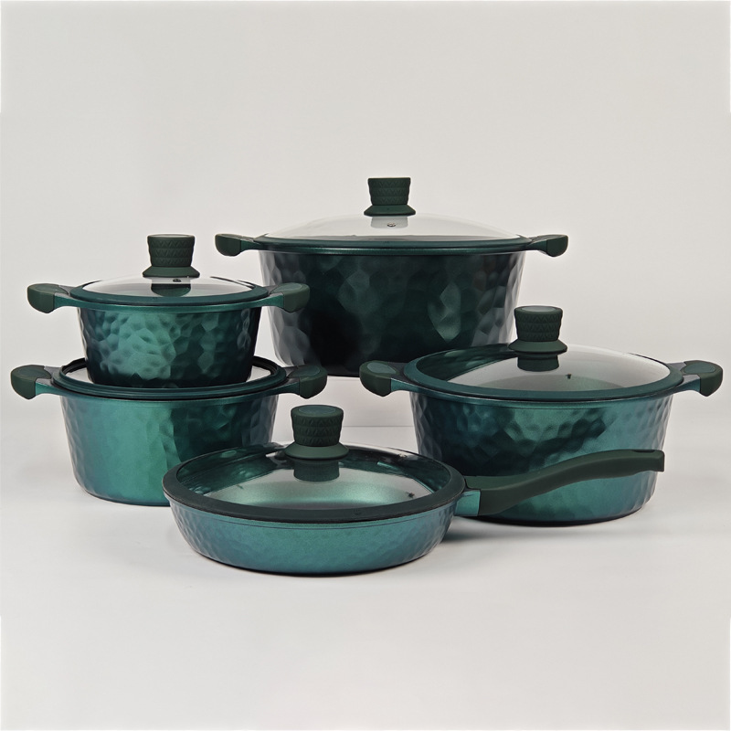 Vert malachite - Ensemble de 10 pièces