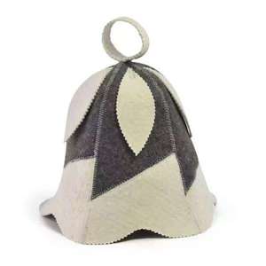 Chapeau <span class=keywords><strong>de</strong></span> sauna en feutre naturel <span class=keywords><strong>de</strong></span> qualité supérieure avec boucle <span class=keywords><strong>de</strong></span> suspension, isolation thermique, bonnet <span class=keywords><strong>de</strong></span> <span class=keywords><strong>bain</strong></span> pour banya russe - Product Image 1
