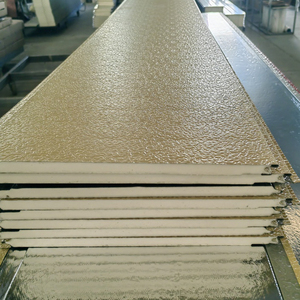Panneaux sandwich en PU modernes pour murs extérieurs isolés, panneaux en métal sculpté, résistants au feu et à l'eau, écologiques, pour <span class=keywords><strong>atelier</strong></span> - Product Image 1