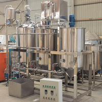 Automatische kleine schaal palmolie-raffinagemachine CPO-molen mini-productielijn hoge opbrengst hoge efficiëntie