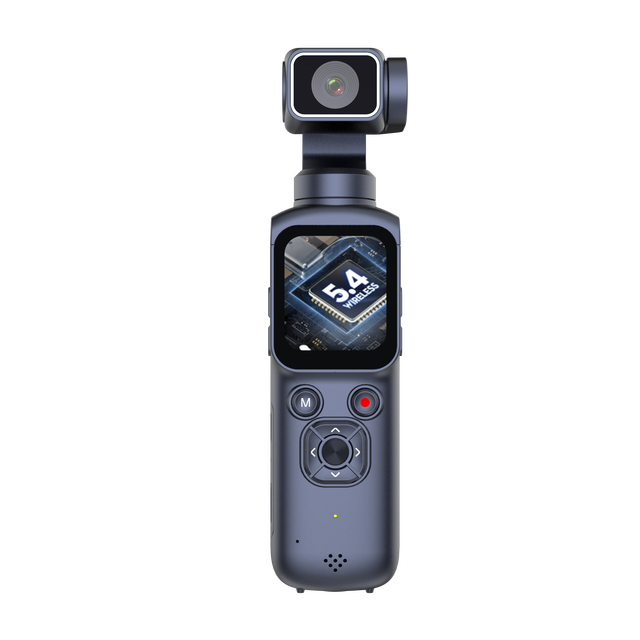 Latest 4K UHD Portable Pocket Camera 1.72'' with Wide Angle Sony CMOS 330 Degree Face Tracking for Vlogging