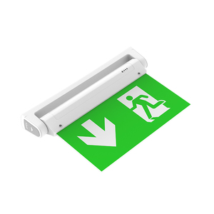 Señal de ruta de Escape DE EMERGENCIA LED para interiores de alta calidad, accesorios SMD montados en superficie de ajuste rápido, señal de salida fluorescente - Product Image 1