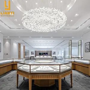 最新设计坚固的商店柜台珠宝展示陈列室