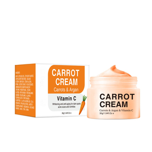 OEM ODM Carrot Extract Facial Cream Gentle Soothing Brightening Moisturizer Improve Dull <strong>Marks</strong> Calm Redness Daily Face Skin Care - Product Image 6