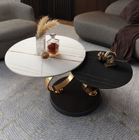 Table basse de luxe en acier inoxydable, offre spéciale, moderne de haute qualité, meuble de salon, haut en marbre, Table basse
