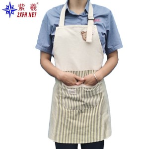 Tablier de cuisine et de coiffure Zixi en coton et lin, résistant aux taches, pour adultes, idéal pour la pâtisserie et le bricolage, fabriqué à Shanghai - Product Image 3