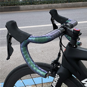 WEST BIKING Ruban de guidon antidérapant pour vélo avec embouts de guidon, professionnel, coloré, pour VTT et vélo de route - Product Image 6