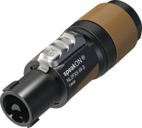 Connecteur de câble SpeakON 2 pôles NL2FXX-W-S NEUTRIK avec bornes à vis et dispositif de décharge de tension de type Chuck