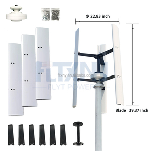 Generador Eólico Vertical de 600w 800w de Fábrica China, Planta de Energía Eólica de 12v para Inversión en Hogares y Granjas - Product Image 5