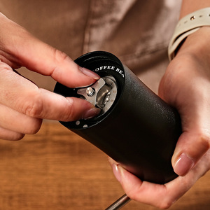 Moulin à café <span class=keywords><strong>manuel</strong></span> transfrontalier à manivelle, avec cœur en acier CNC et double axe de broyage, pour usage domestique, portable et compact - Product Image 3