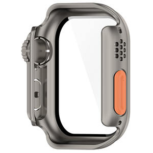 Étui de protection avec protection d'écran en verre pour Apple Watch Series 7 8 9 10, modification de l'apparence, mise à niveau vers Ultra 49 mm, étui de protection - Product Image 5