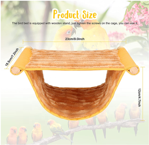 Nid d'oiseau chaud d'hiver, hamac suspendu, <span class=keywords><strong>cabane</strong></span> douillette, maison pour perroquet, tente, jouet, cage à oiseaux, perchoir pour perruches, perruches - Product Image 2