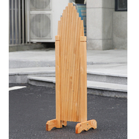 China valla de madera de abeto para niños, cerca de madera de cedro, Patio, plantas de escalada, puerta de perro, seguridad