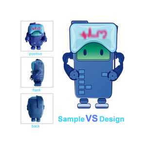 उच्च गुणवत्ता वाले कस्टम निर्मित कार्टून पशु भरे खिलौने का प्रचार ओएम प्लग प्लग-पैड कपास भरने के साथ आपका खुद का बनाते हैं - Product Image 5