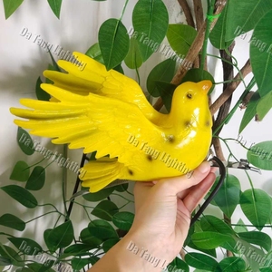 Fiberglass Small Bird Motif Light LED Bird Sculpture <b>Outdoor</b> Garden Yard Christmas <b>Decoration</b> Lamp - Product Image 4